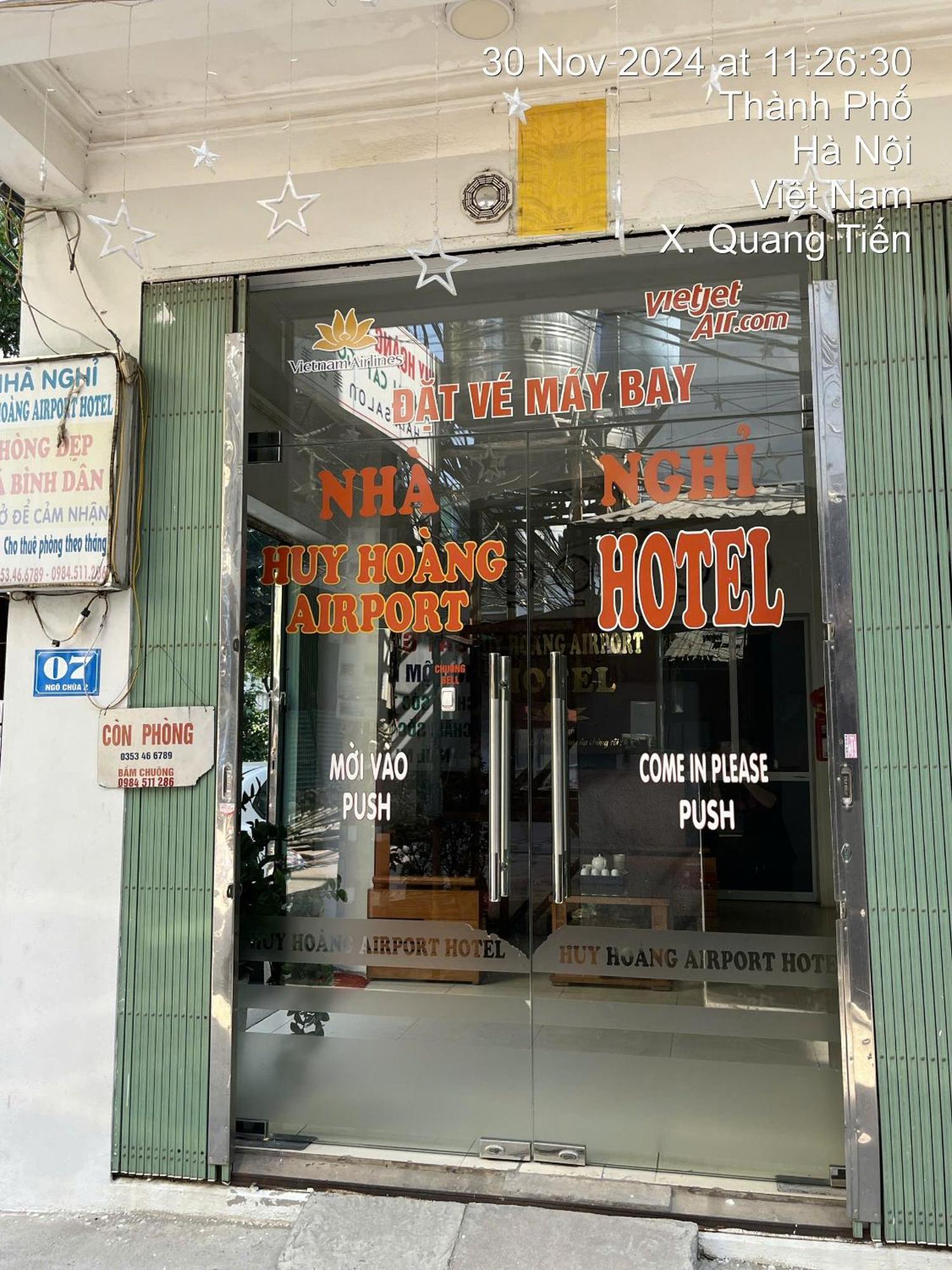 Bed and Breakfast Huy Hoang Airport Hanoi Esterno foto